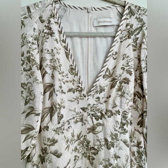 Gorgeous ZIMMERMAN linen midi dress! - Picture 6 of 7